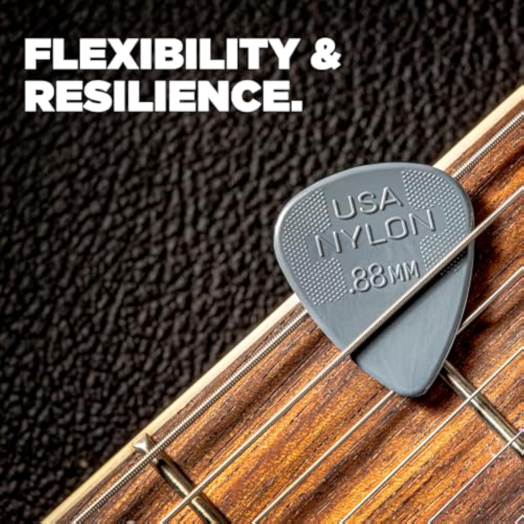 Guitar Pick Nylon Standard 1mm Pack of 12